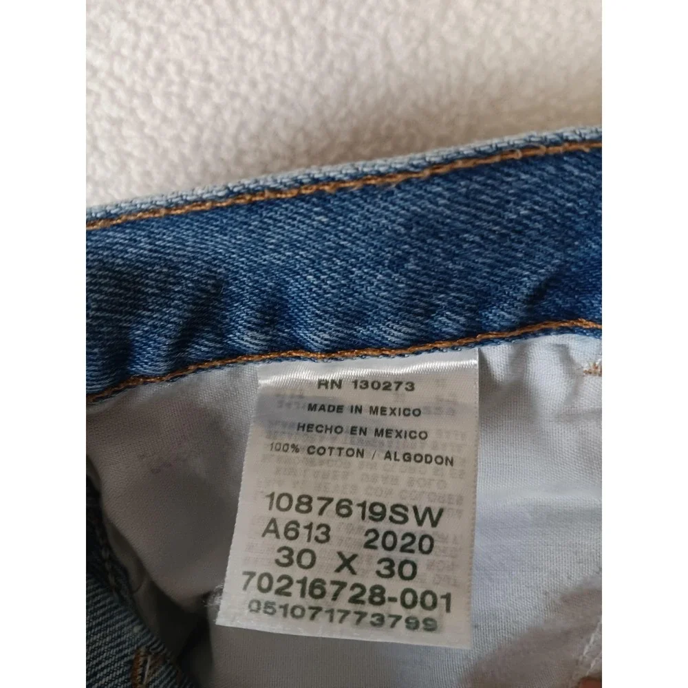 Rustler Jeans Mens 30x30 Blue‎ Medium Wash Straight Regular Fit Denim Casual